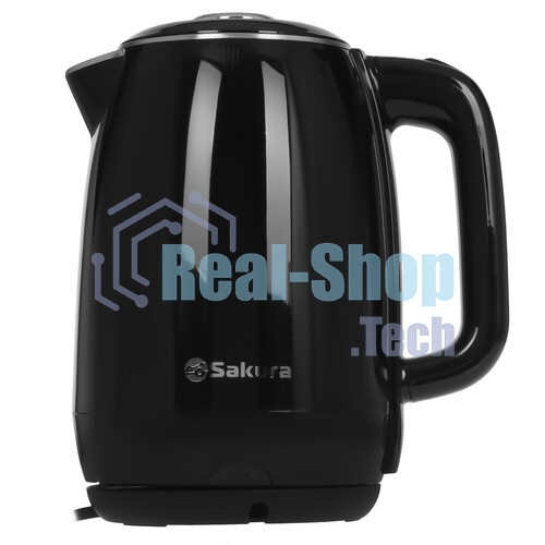 Чайник электрический Sakura SA-2180BK черный, 1,8 л, 1800 Вт