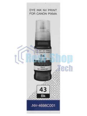 Чернила NVPrint GI-43 BK (NV-4698C001) для Canon Pixma G540, G640 (70 мл) черный (в коробке) совместимые