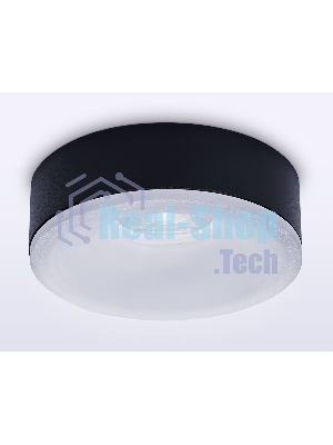 Светильник Ambrella light TN3332 SBK/FR черный песок/белый матовый GU5.3 D96*50
