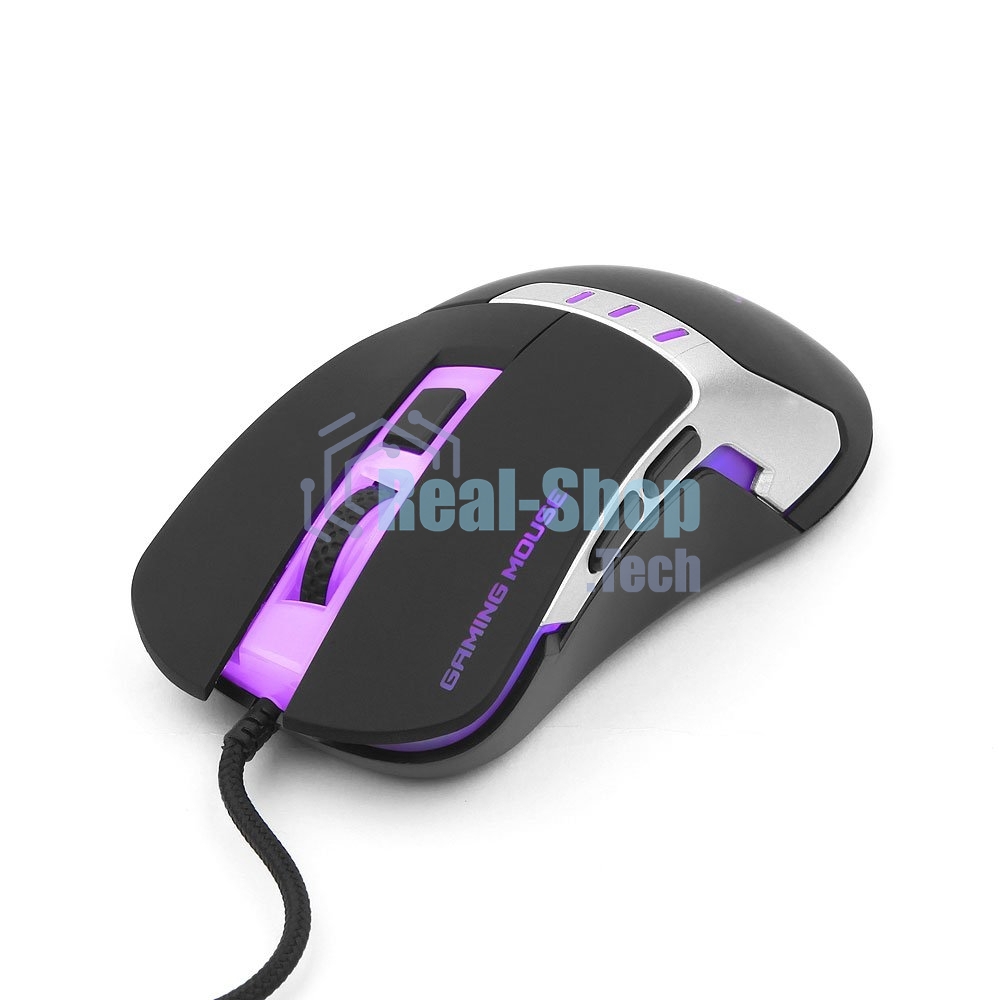 Мышь проводная Gembird MG-520 черный, 3200 dpi, USB, кнопки - 6