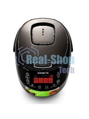 Мультиварка Polaris PMC 0517AD серебристый/черный, 5 л, 860 Вт, сенсор, 15 программ