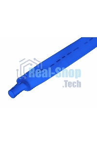 Трубка термоусадочная Rexant 25.0/12.5 1м синий