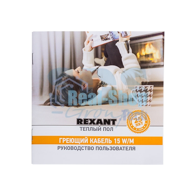 Теплый пол Rexant Standard RND-160-2400 (2400Вт/160м/S обогрева, м2: 15,0-20,0) (двух жильный)