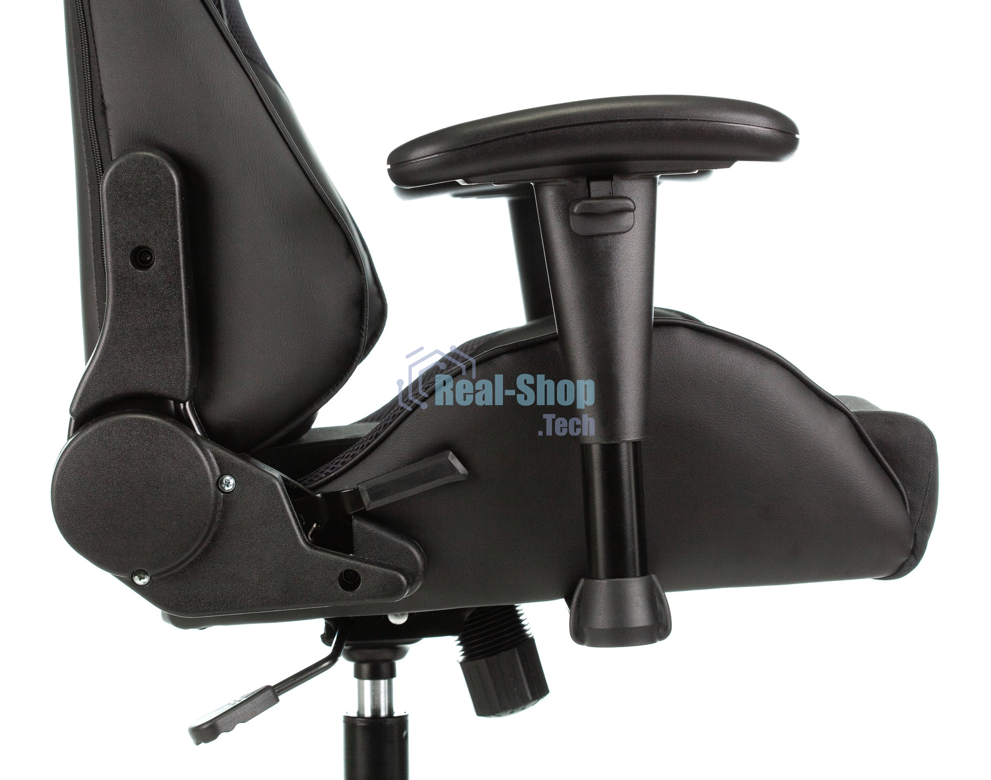 Кресло игровое Бюрократ VIKING 4 AERO BLACK EDITION черный искусст.кожа/ткань