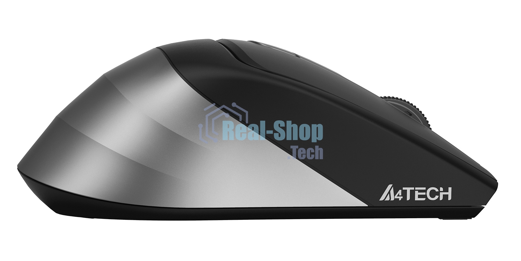 Мышь беспроводная A4Tech Fstyler FG35 серый/черный, 2000 dpi, радиоканал, USB, кнопки - 6