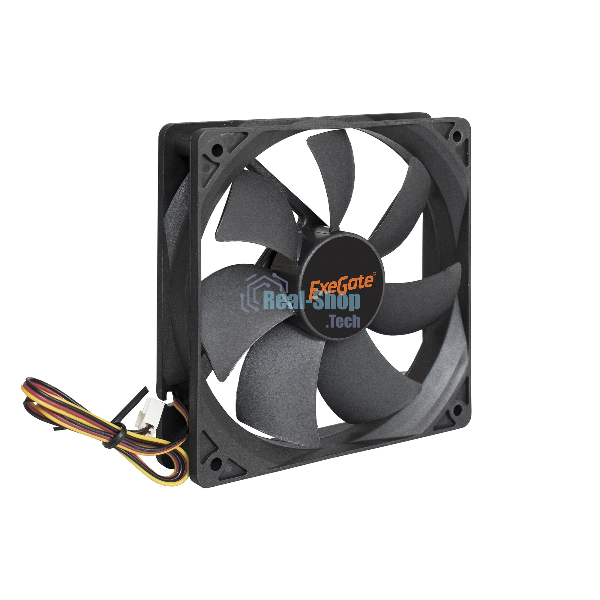 Вентилятор для корпуса ExeGate ExtraPower EP12025H3P черный, 120 мм, 1800 об/мин, 28 дБ, 3 pin