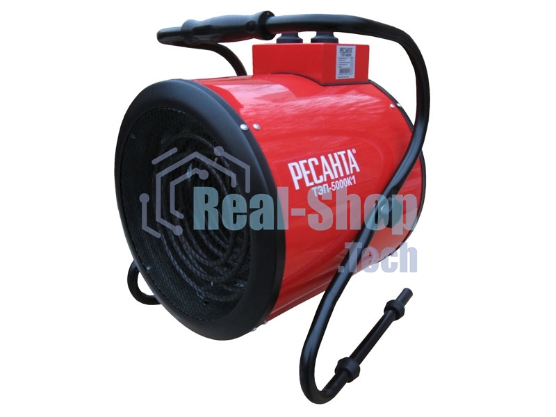 Тепловые пушки Ресанта ТЭП-5000К1 67/1/19 Тепловая электрическая пушка 5000/2500 Вт, 220/230 В, 8.5 кг