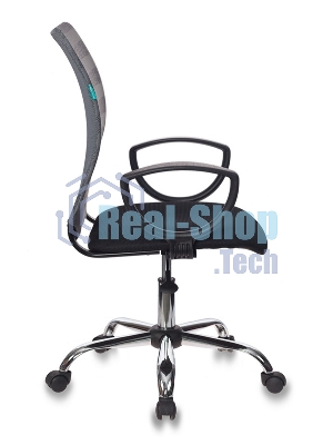 Кресло Бюрократ CH-599AXSL/32G/TW-11 серый/черный, сетка, 120 кг, механизм качания