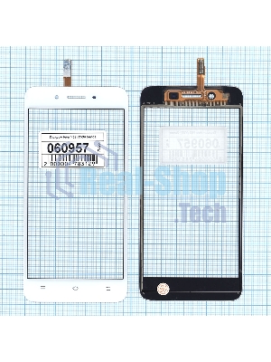 Сенсорное стекло (тачскрин) для Vivo Y53 (Y53i), белое