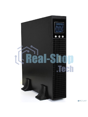 Источник бесперебойного питания Pure Sine Wave ExeGate SinePower UHB-3000.LCD.AVR.1SH.4C13.RJ.USB.2U 3000VA/2400W, LCD, AVR, 1*Schuko+4*C13, RJ45/11, USB, Rackmount 2U/Tower, металлический корпус, черный