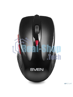 Мышь беспроводная SVEN RX-450W черный, 3200 dpi, радиоканал, USB, кнопки - 6