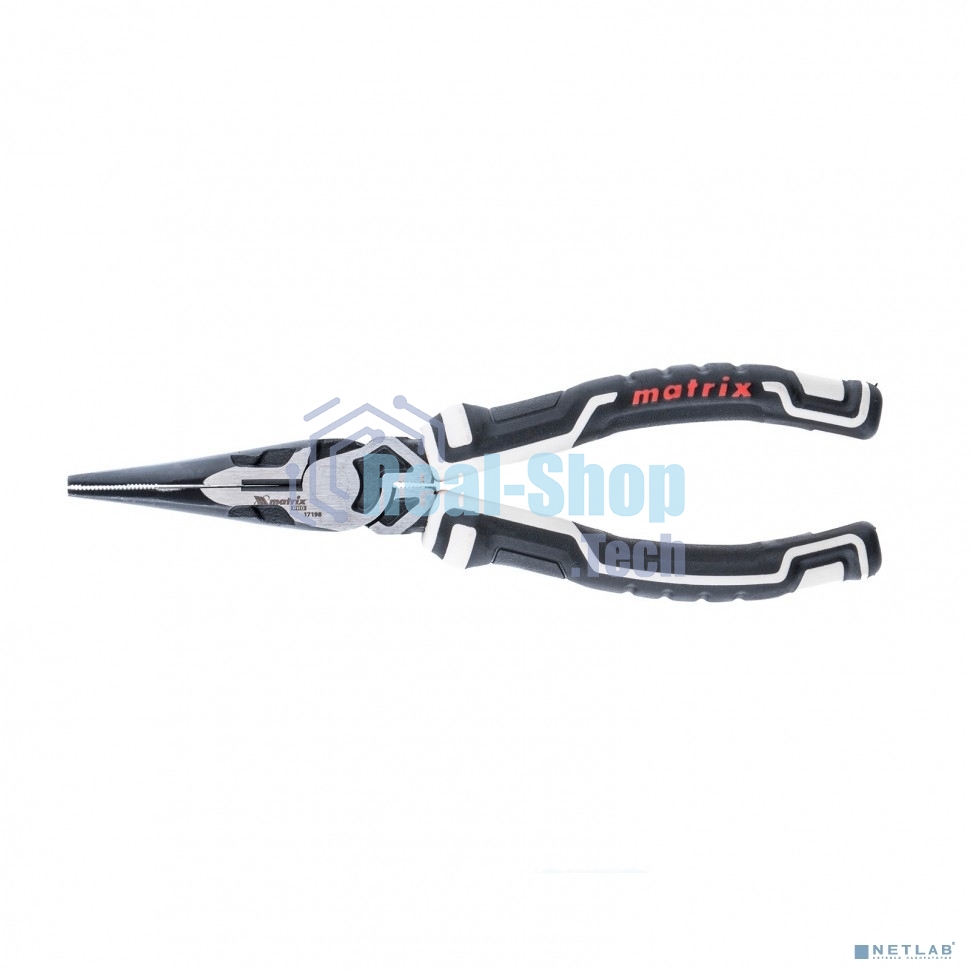 Длинногубцы прямые Matrix 205 мм, усиленная система, PRO
