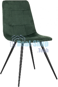 Стул для дома Бюрократ CH-K1_4 комплект 4 шт зеленый Holland 30 металл черный на ножках