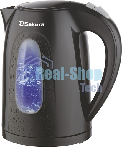 Чайник электрический Sakura SA-2345BK 2 л, черн д