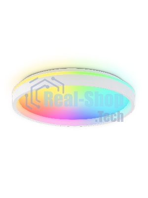 Светодиодный светильник RGB Ambrella light FZ607 WH/GD белый/золото IP20 66W 3000K-6500K+RGB D490*85 (ПДУ ИК)