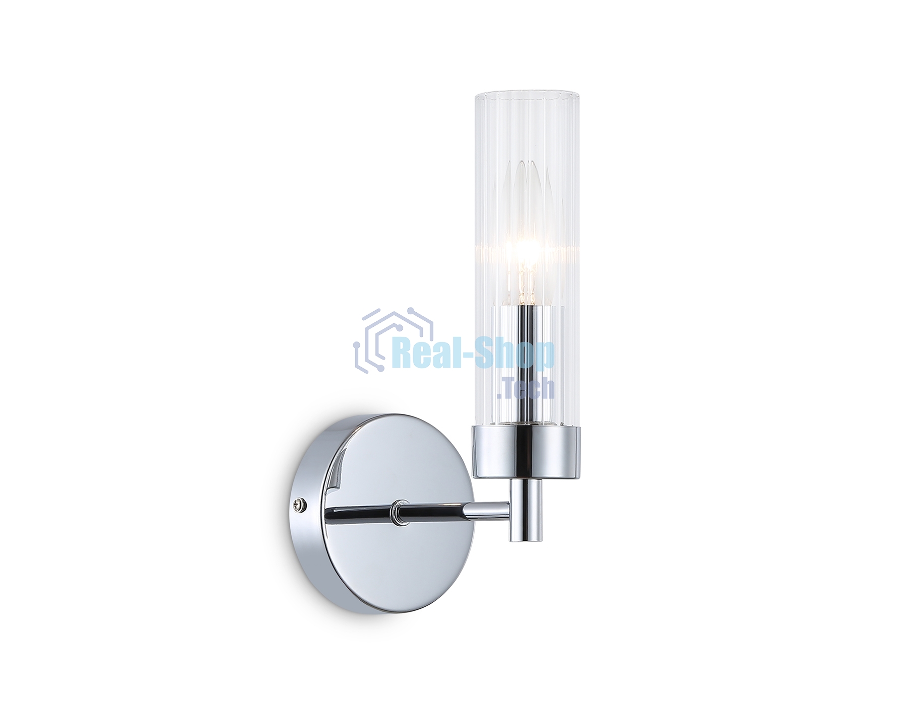Настенный светильник Ambrella light LH55154 CH/CL хром/прозрачный E14 max 40W 155*100*245