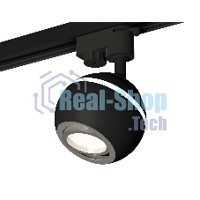 Светильник Ambrella light XT1102022 SBK/PSL черный песок/серебро полированное MR16 GU5.3 LED 3W 4200K (A2521, C1102, N7003)