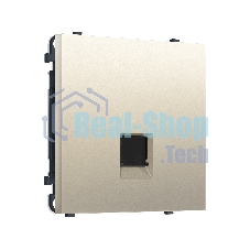 Комплект механизма телефонной розетки SIGMA Шёлк RJ-11 (4P4C) с/ш QUANT PRO (SP5520, PR190)