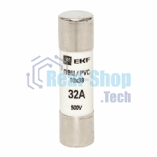 Вставка плавкая цилиндрическая ПВЦ 10х38 32А EKF pvc-10x38-32