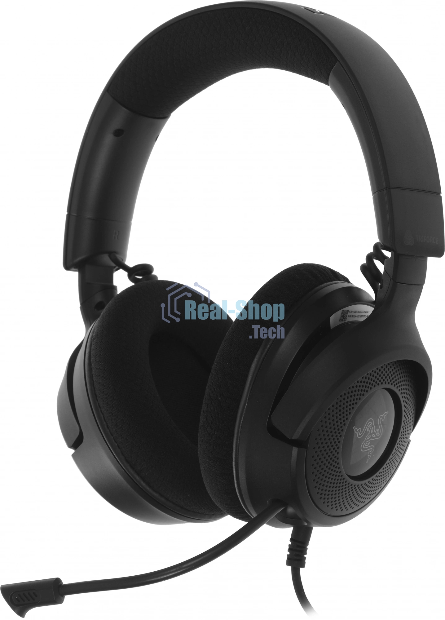 Гарнитура Razer Kraken V4 X чёрный, проводная, подсветка
