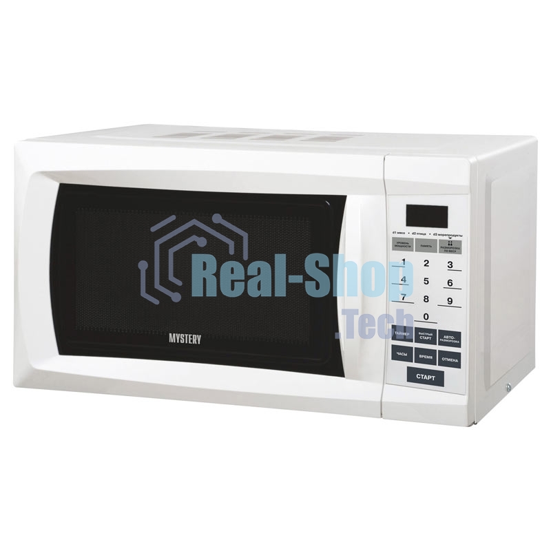 Микроволновая печь Mystery MMW-2006 белый, 20 л, 800 Вт, переключатели - сенсор