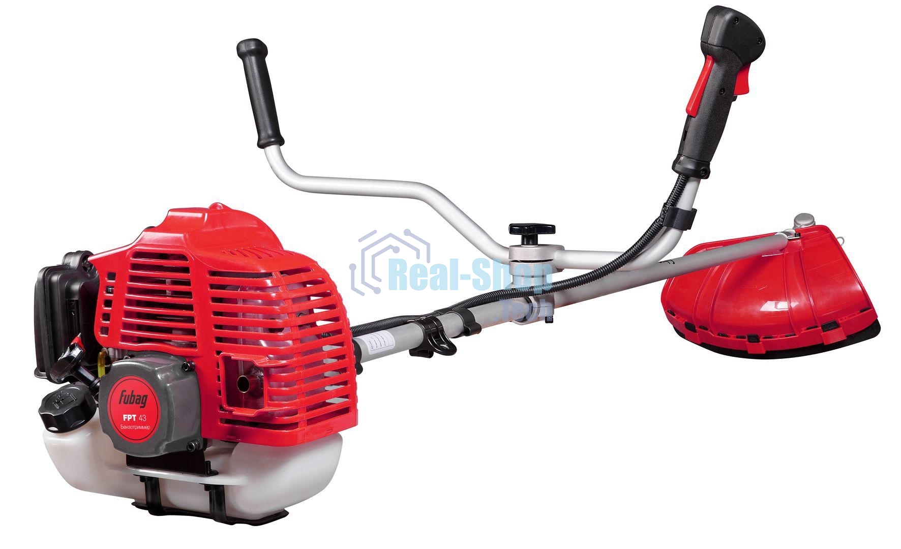 Мотокоса FUBAG FPT 43 (38710)1.3кВт 43 см3 неразборная штанга двухплечевой ремень велосипедная ру