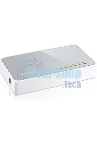 Коммутатор TP-Link SOHO TL-SF1008D Коммутатор 8-port 10/100M mini Desktop Switch, 8 10/100M RJ45 ports, Plastic case