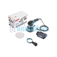 Эксцентриковая шлифовальная машина Makita BO5041 ЭШМ,300Вт,ф125мм,4000-12000об\м,ампл-2.8мм,1.4кг,кор,п\сборник,доп.рукоятка