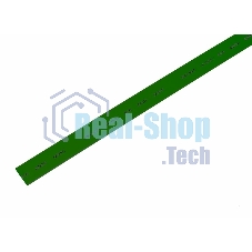 Термоусаживаемая трубка Rexant 10,0/5,0 мм, зеленая, упаковка 50 шт. по 1 м