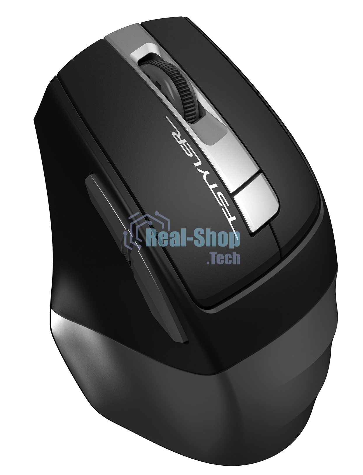 Мышь беспроводная A4Tech Fstyler FG35 серый/черный, 2000 dpi, радиоканал, USB, кнопки - 6
