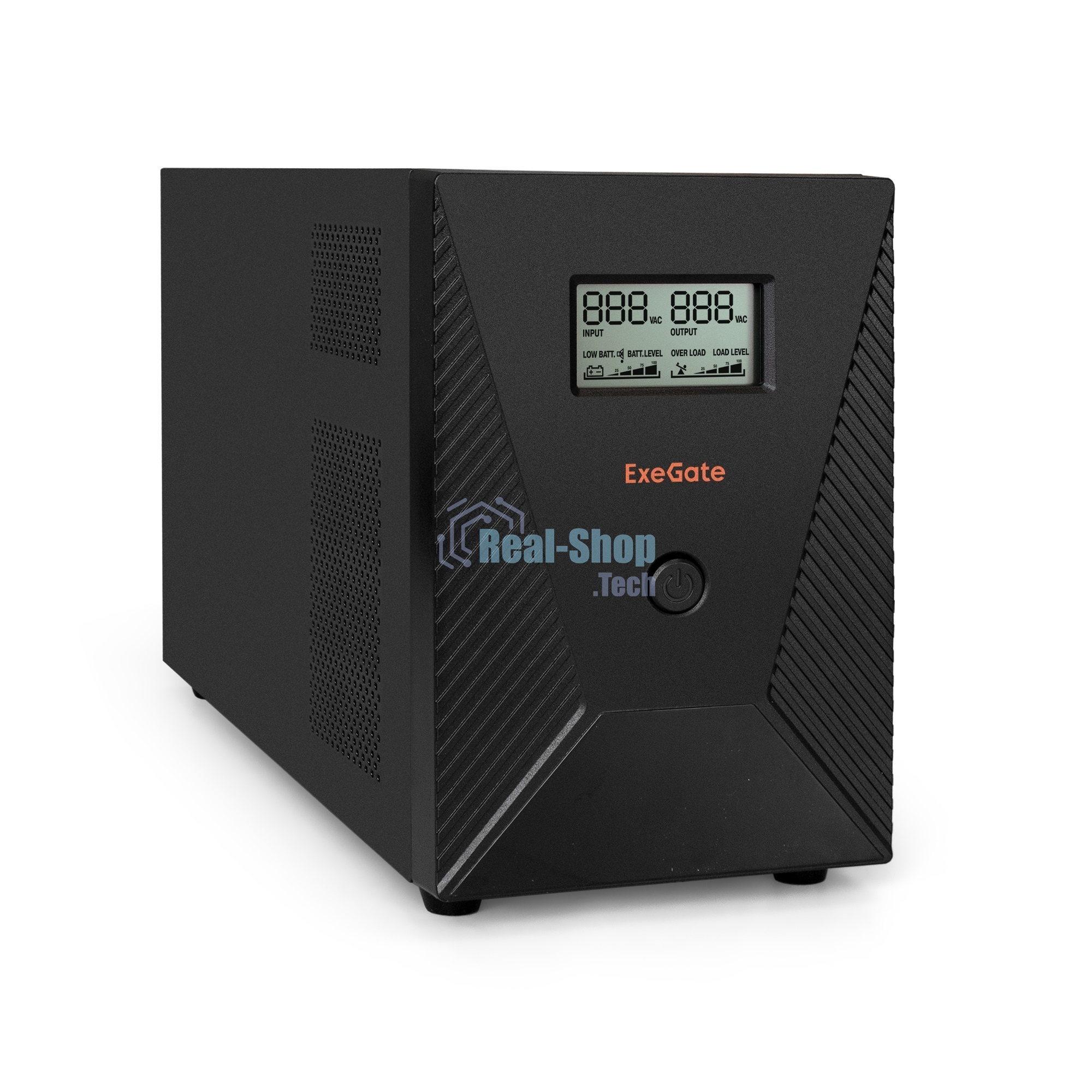 Источник бесперебойного питания ExeGate SpecialPro Smart LLB-3000.LCD.AVR.EURO.RJ.USB / 3000 ВА / 1800 Вт / 4 x CEE 7 (евророзетка)