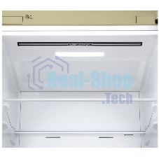 Холодильник LG GA-B509CESL бежевый глянцевый двухкамерный 277/107л морозилка снизу, No Frost