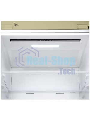 Холодильник LG GA-B509CESL бежевый глянцевый двухкамерный 277/107л морозилка снизу, No Frost