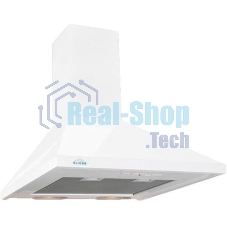 Вытяжка каминная Elikor Вента 60П-430-П3Л белый, 60 см, 430 куб. м/ч, 54 дБ