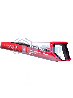 Ножовка по дереву Matrix, 400 мм,зуб 2D,каленый крупный зуб 5-6 TPI,двухкомп.рук-ка