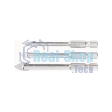 Набор Matrix сверл по керамической плитке, 5 - 6 - 8мм, шестигранный хвостовик