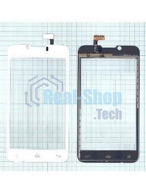 Сенсорное стекло (тачскрин) для Fly IQ441 Radiance, белое