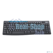 Комплект клавиатура+мышь Logitech MK275 беспроводной, USB, 1000 DPI, голубой/чёрный