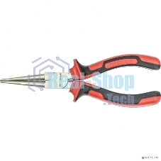 Круглогубцы Matrix NICKEL, 160 мм, никелированные, двухкомпонентные рукоятки