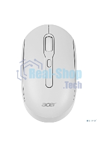 Мышь беспроводная Acer OMR308 белый, 1600 dpi, радиоканал, Bluetooth, USB, кнопки - 4