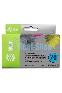 Картридж струйный Cactus CS-C9455A светло-пурпурный для №70 HP Designjet Z3100 (130мл)