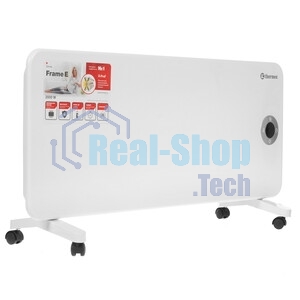 Конвектор электрический Thermex Frame 2000E белый, 2000 Вт, 25 м2, термостат, дисплей