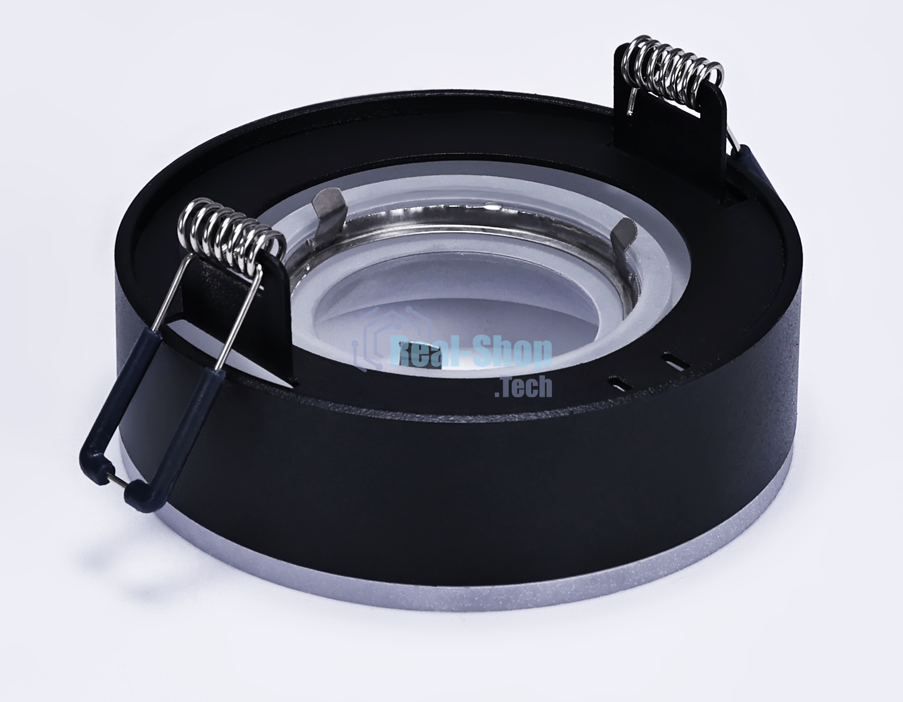 Светильник Ambrella light TN3332 SBK/FR черный песок/белый матовый GU5.3 D96*50