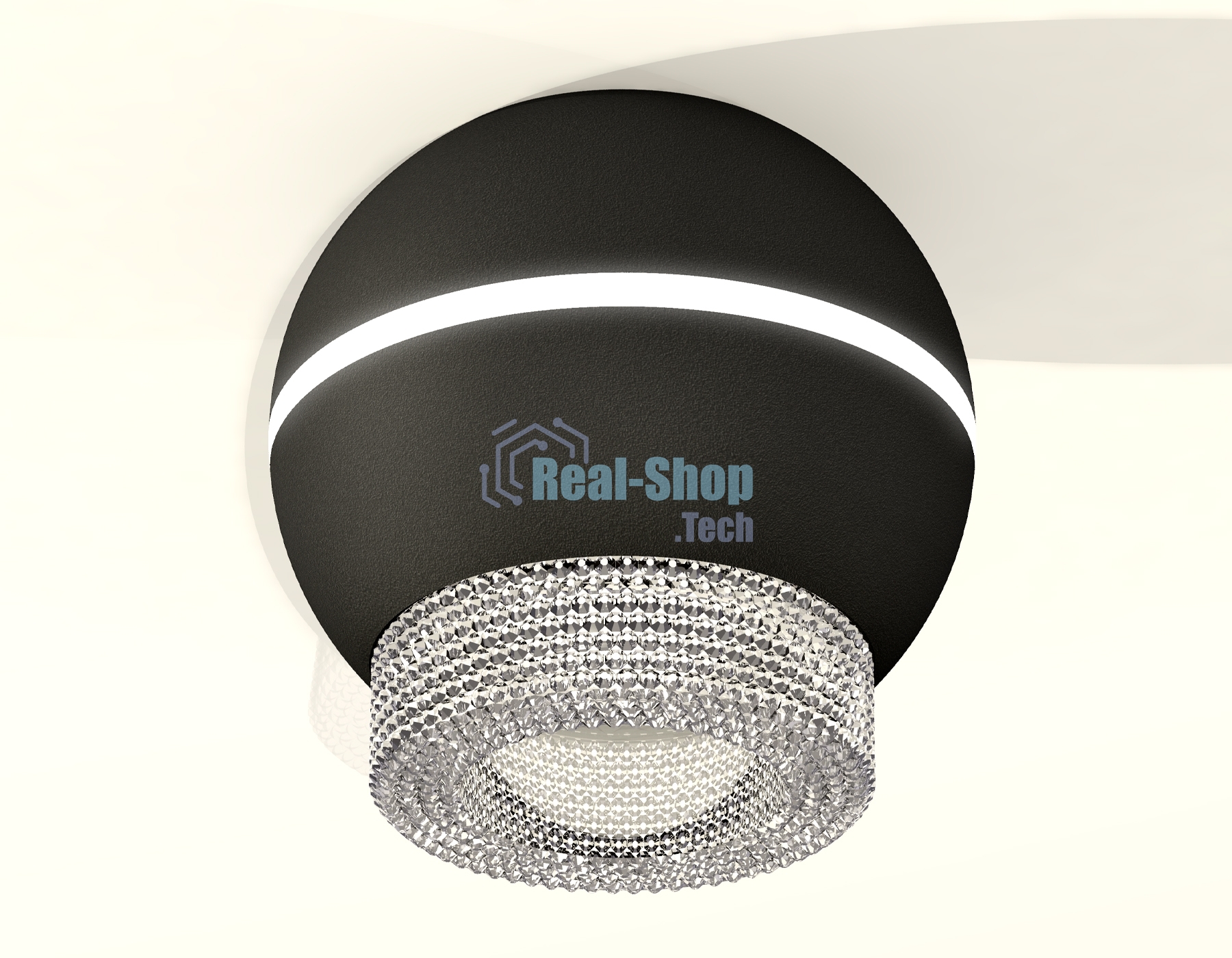 Светильник Ambrella Light XS1102030 SBK/CL черный песок/прозрачный MR16 GU5.3 LED 3W 4200K (C1102, N7191)