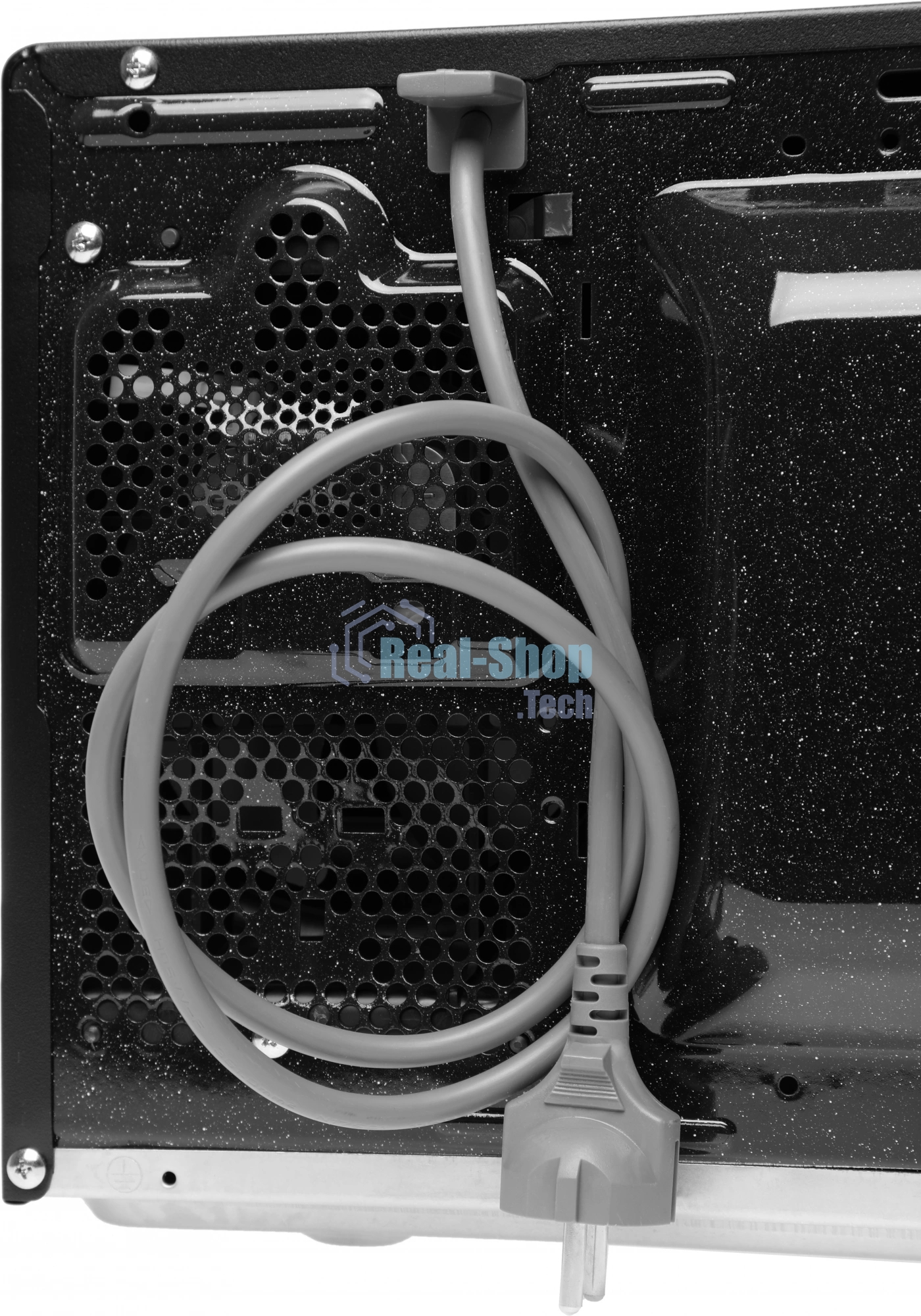 Микроволновая печь Samsung MS23T5018AK/BW черный, 23 л, 800 Вт, переключатели - сенсор