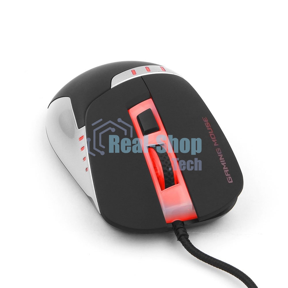 Мышь проводная Gembird MG-520 черный, 3200 dpi, USB, кнопки - 6