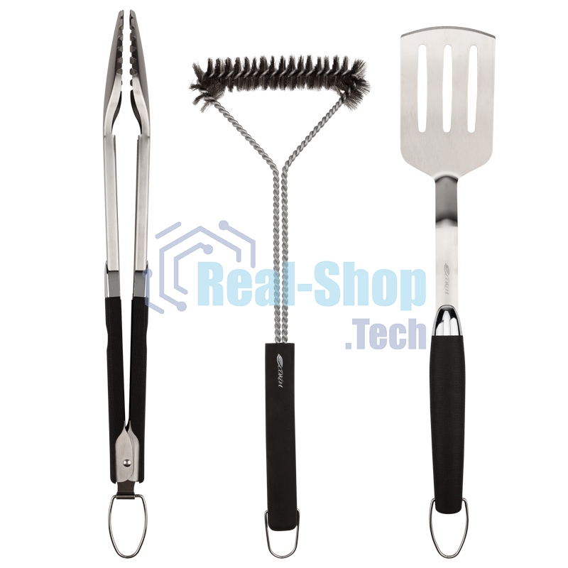 Набор щипцы, щетка и лопатка для гриля Сокол Комфорт