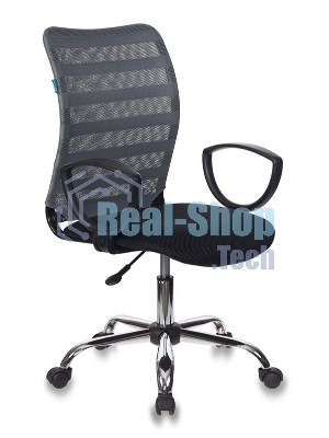 Кресло Бюрократ CH-599AXSL/32G/TW-11 серый/черный, сетка, 120 кг, механизм качания