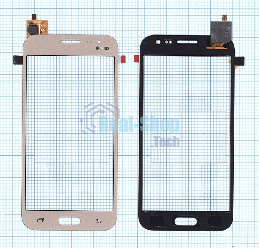 Сенсорное стекло (тачскрин) для Samsung Galaxy J2 SM-J200, золотое