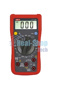Цифровой мультиметр UNI-T UT132B Напряжение постоянного/переменного тока (600 В); постоянный ток (10А); Сопротивление (20 МОм); Тест батареи